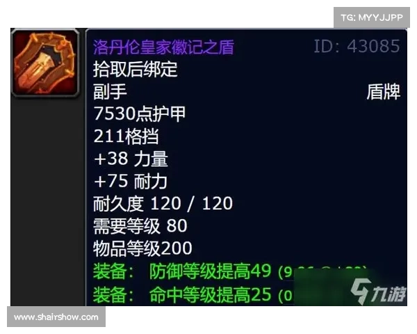 魔兽世界武器等级分析：中心之道